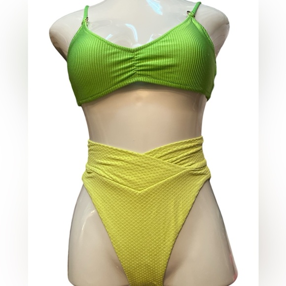 American Eagle Aerie Bikini ribbed metallic - Picture 1 of 3